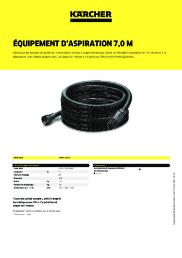 Informations sur le produit