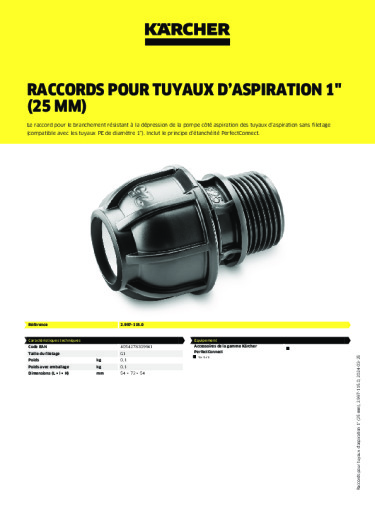 Informations sur le produit