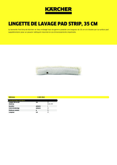 Informations sur le produit