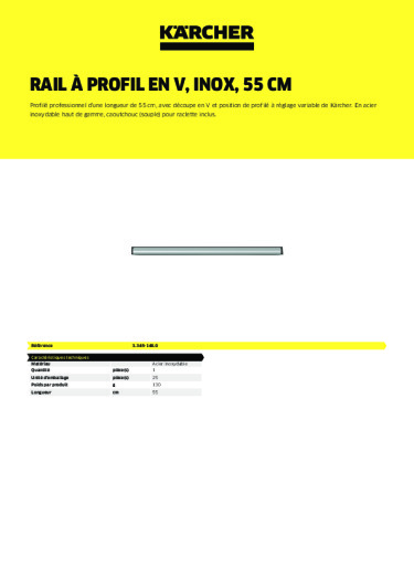 Informations sur le produit