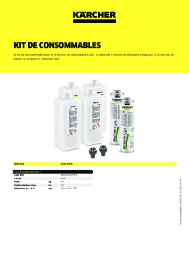 Informations sur le produit