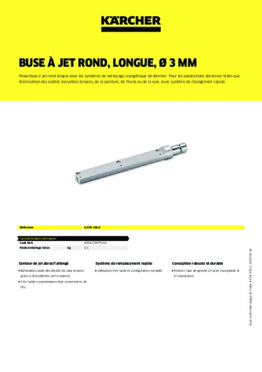 Informations sur le produit