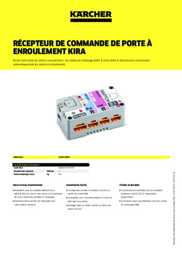 Informations sur le produit