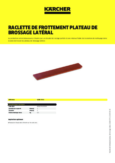 Informations sur le produit