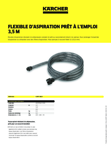 Informations sur le produit