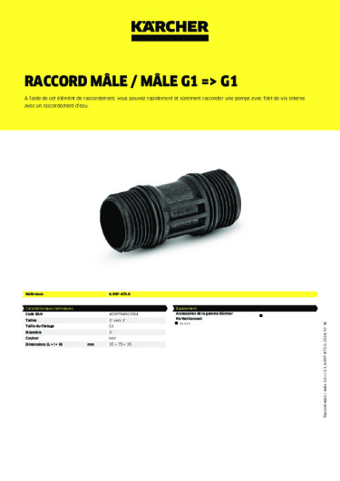 Informations sur le produit