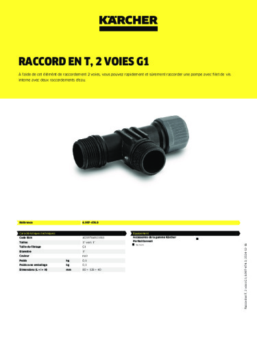 Informations sur le produit