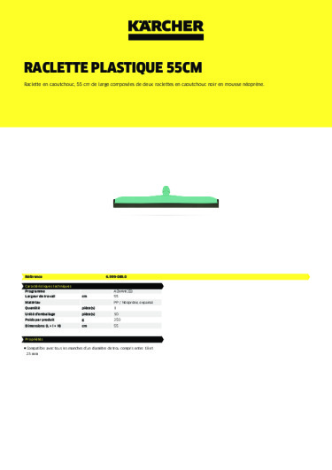 Informations sur le produit