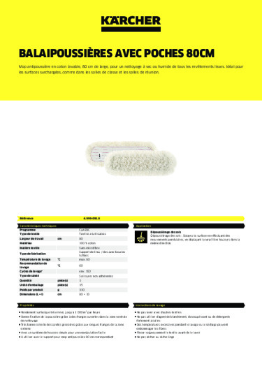 Informations sur le produit