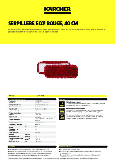 Informations sur le produit