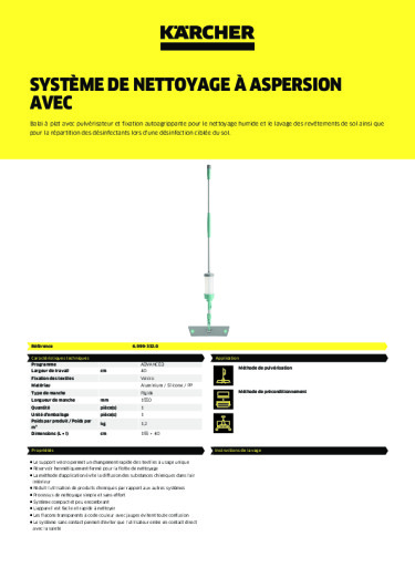 Informations sur le produit