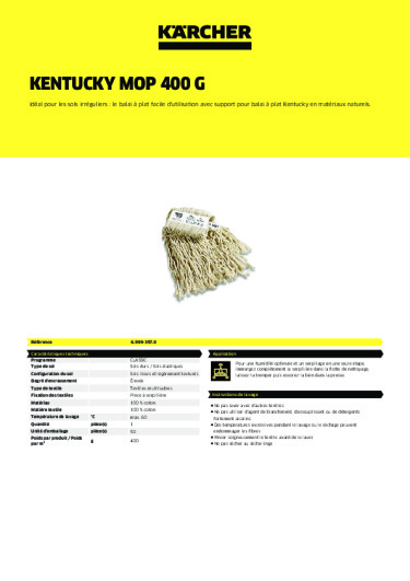 Informations sur le produit