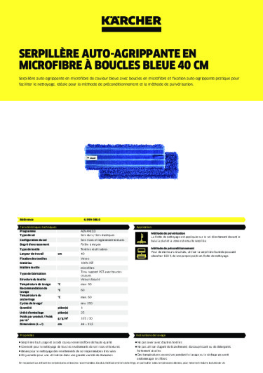 Informations sur le produit