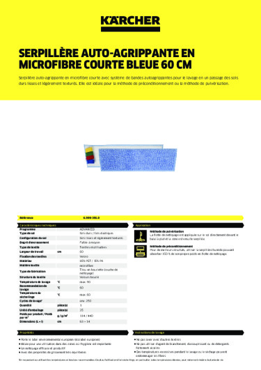 Informations sur le produit