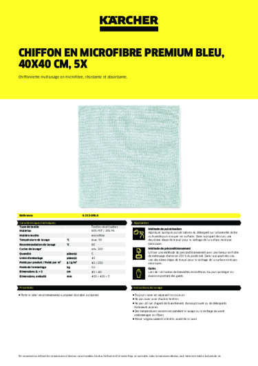 Informations sur le produit