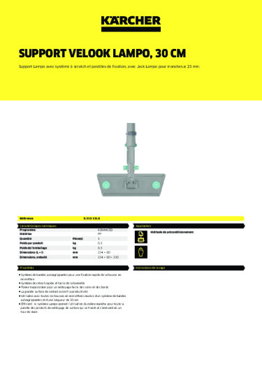 Informations sur le produit