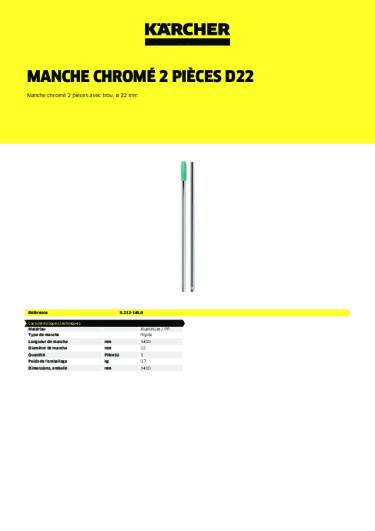 Informations sur le produit