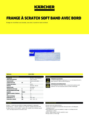 Informations sur le produit