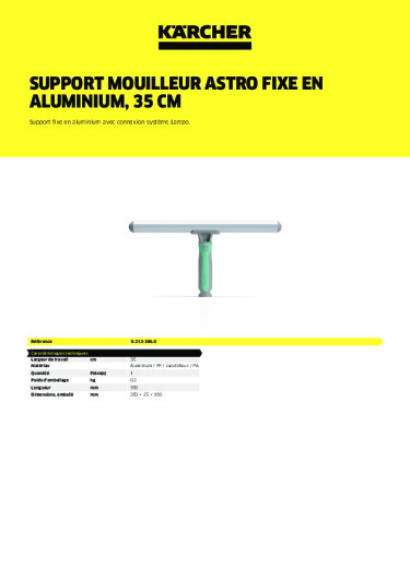 Informations sur le produit