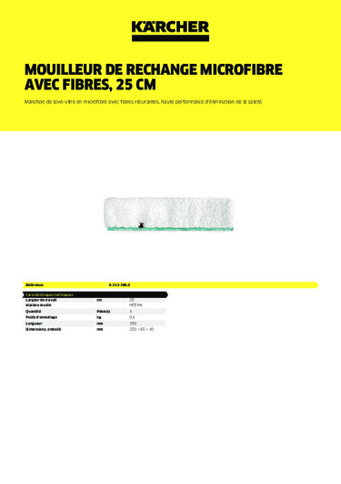 Informations sur le produit