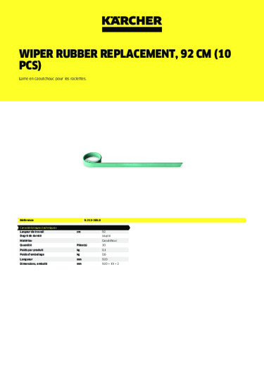 Informations sur le produit