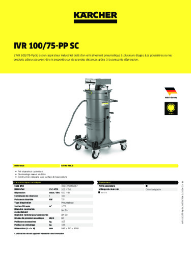 Informations sur le produit