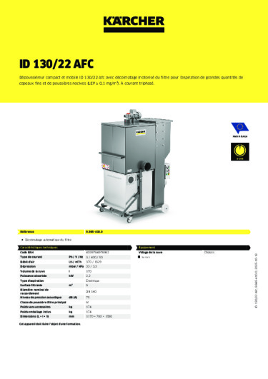 Informations sur le produit