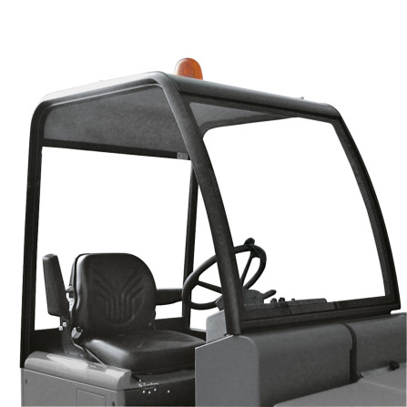 Beschermende cabine zonder beglazing