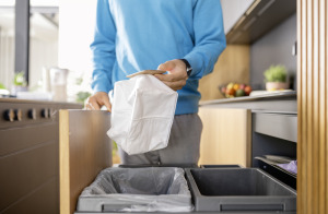 Filterzakken voor laadstation met vuilafvoer