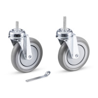 Roulette pivotante sans frein Std. D125