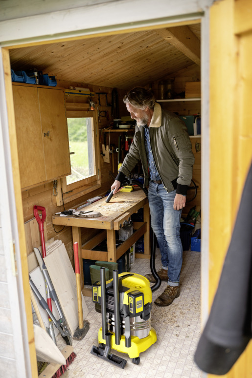 Aspirateur eau et poussières à batterie WD 4-18 S Dual