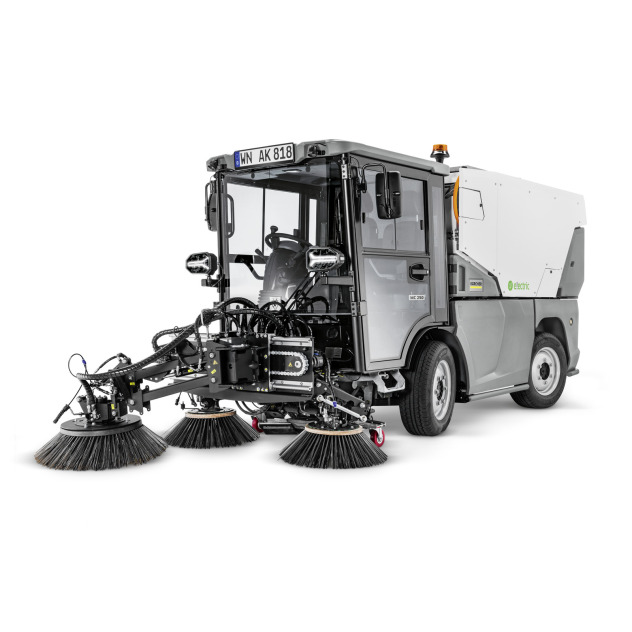 Veeg-/zuigmachine voor gemeenten MC 250 e!ectric