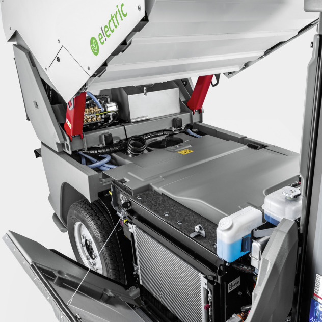 Veeg-/zuigmachine voor gemeenten MC 250 e!ectric