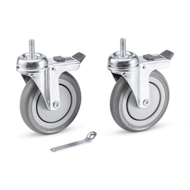 Roulettes pivotantes avec frein Std. D125