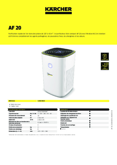 Informations sur le produit