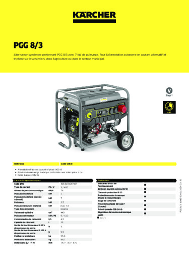 Informations sur le produit