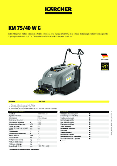 Informations sur le produit