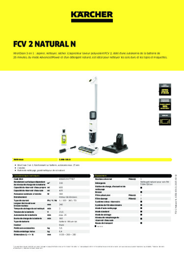 Informations sur le produit