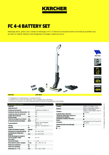 Informations sur le produit