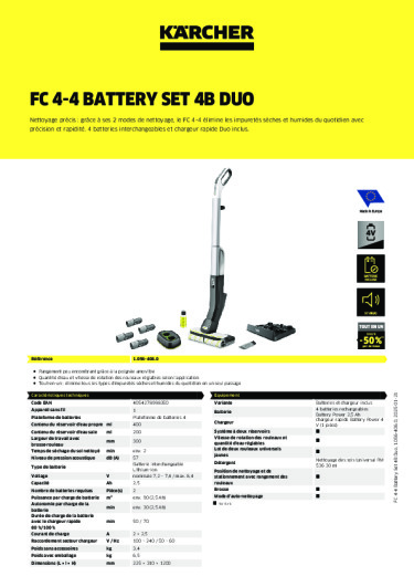 Informations sur le produit