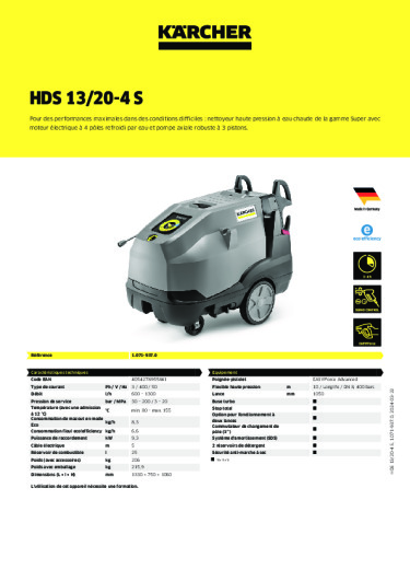 Informations sur le produit