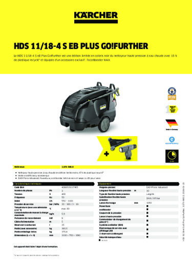 Informations sur le produit