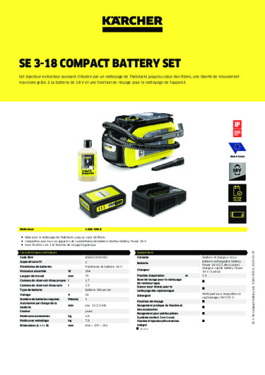 Informations sur le produit