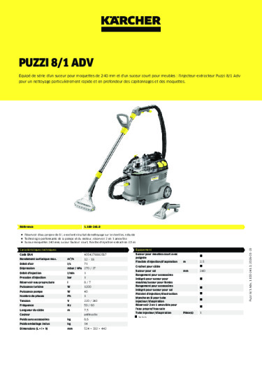 Informations sur le produit