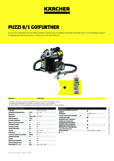 Informations sur le produit