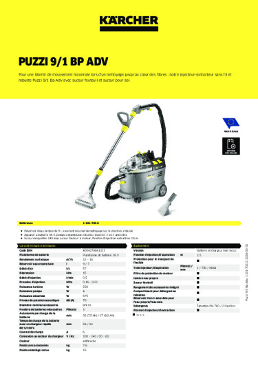 Informations sur le produit