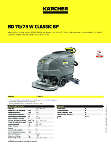 Informations sur le produit