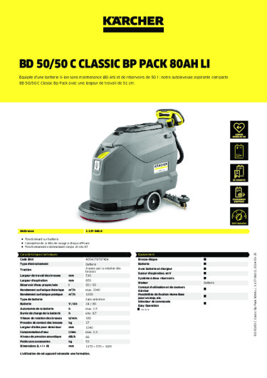 Informations sur le produit