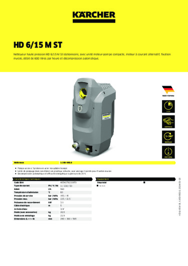 Informations sur le produit