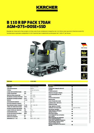 Informations sur le produit